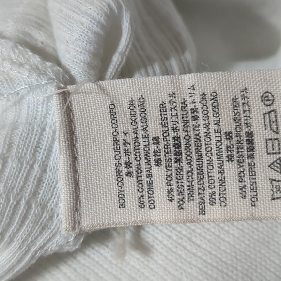 We the Free Dolman Sleeve White Tunic Oversized Size Large - Picture 8 of 8